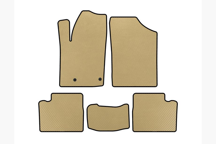 Citroen Berlingo 1996-2008 EVA Floor Mats (Beige) Image