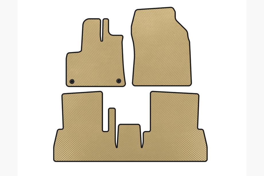 Citroen Berlingo/Multispace 2018- EVA Floor Mats (Manual Transmission, Beige) Image