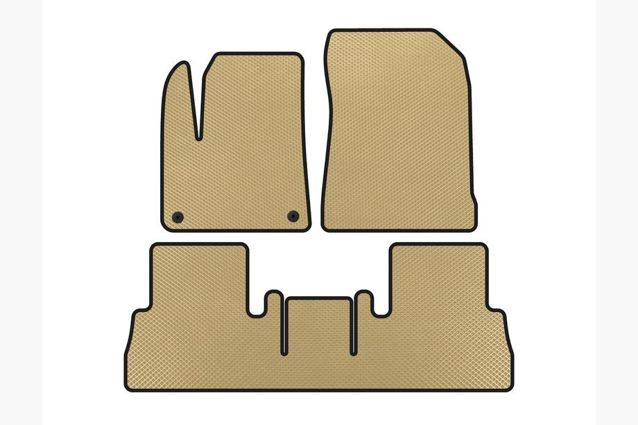 Citroen Berlingo/Multispace 2018- EVA Floor Mats (Beige) Image