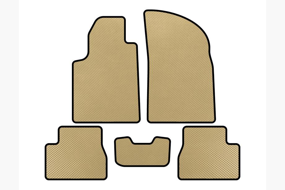 Citroen C-3 2002-2009 EVA Floor Mats (Beige) Image