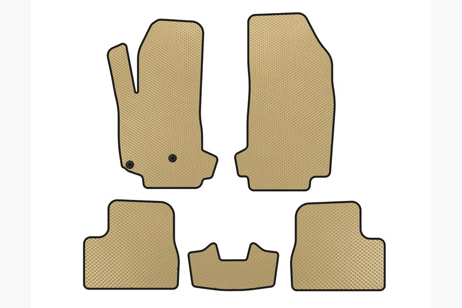 Citroen DS-3 2009-2016 EVA Floor Mats V-2 (Beige) Image