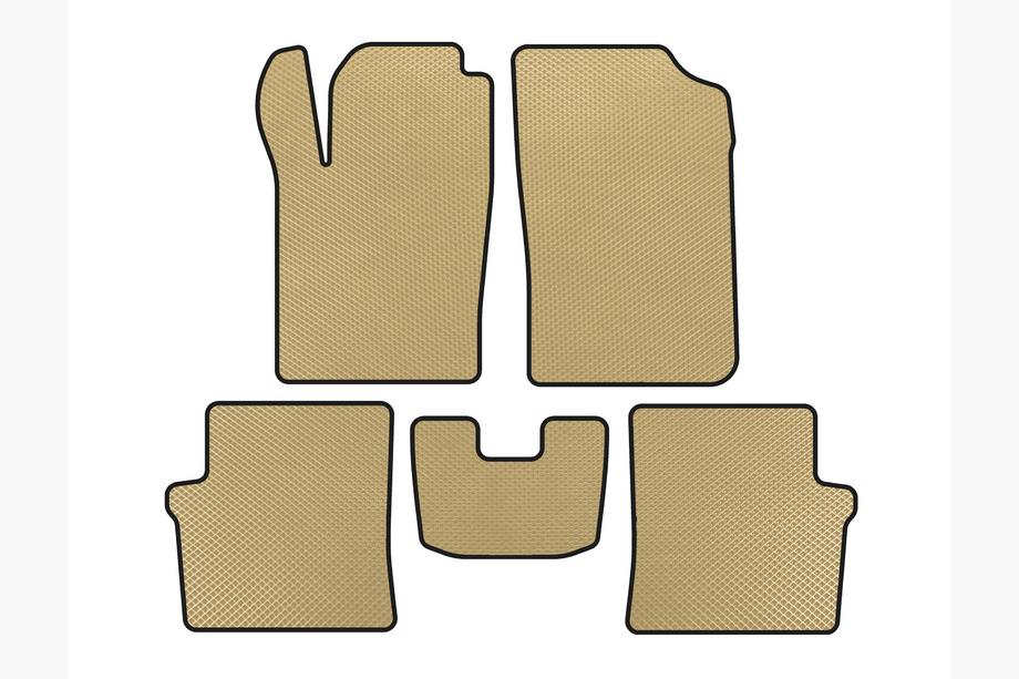 Citroen Xsara II 2000-2006 EVA Floor Mats (HB, 5-Door, Beige) Image