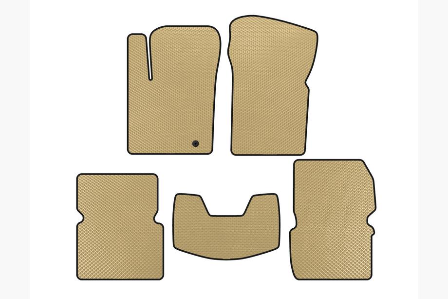 Dodge Avenger 2007-2014 EVA Floor Mats (Beige) Image