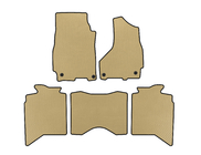 Dodge RAM (DS/DJ/D2) 2009–2024 EVA Floor Mats (2013+, 5-Seater, Beige) photo 1