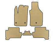 Fiat 500/500L 2013-2022 EVA Floor Mats (HB, Electric, Beige) photo 1