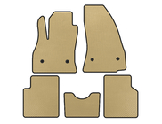 Fiat 500/500L 2013-2022 EVA Floor Mats (for 500L, Beige) photo 1