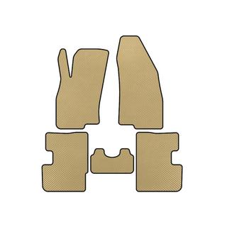 EVA Floor Mats (2011-2018, HB, 3-Door, Beige)