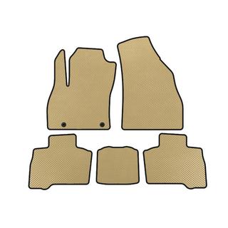 EVA Floor Mats (for Qubo, 2016+, Beige) Fiat Fiorino/Qubo 2008-2024