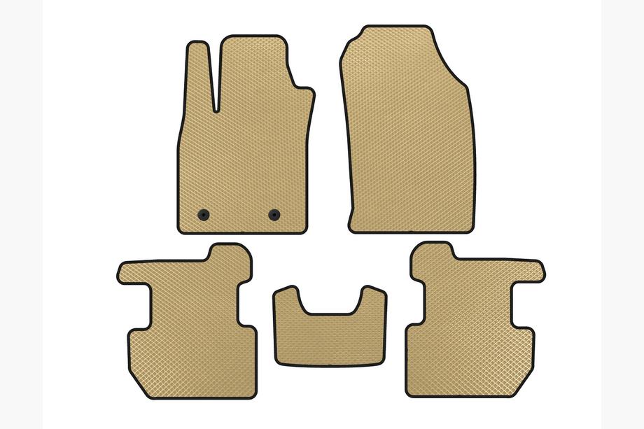 Ford Ecosport 2013-2022 EVA Floor Mats (2018-2022, Beige) Image