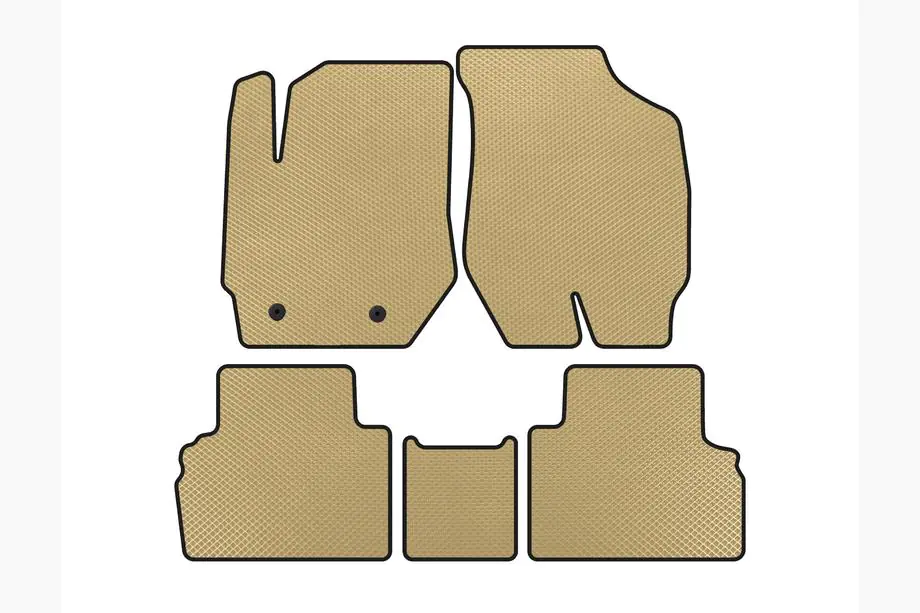 Ford Escape 2008-2013 EVA Floor Mats (Beige) Image