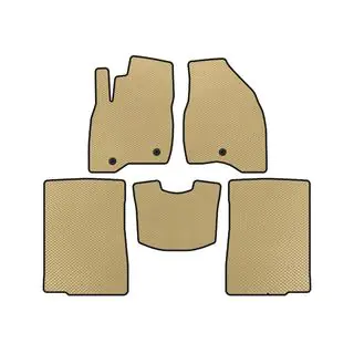 EVA Floor Mats (2015-2017, 2 Rows, 7-Seater, Beige)