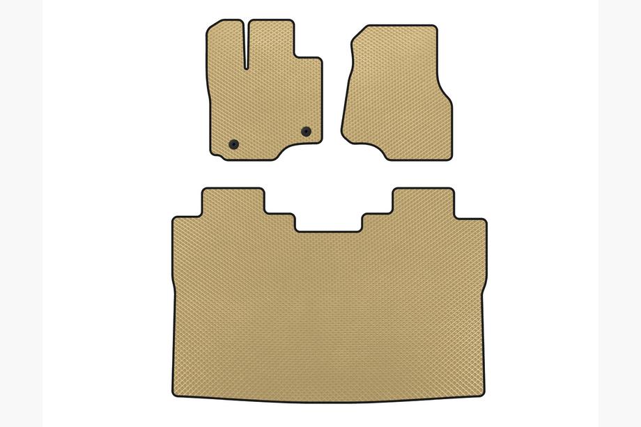 Ford F-150 2014-2021 EVA Floor Mats (Raptor, Beige) Image