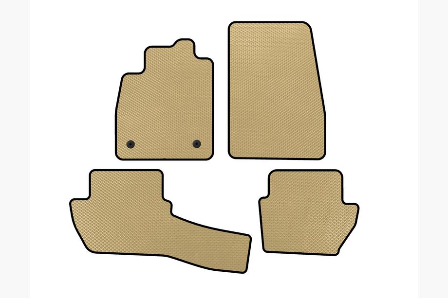 Ford Fiesta 2017- EVA Floor Mats (Beige) Image