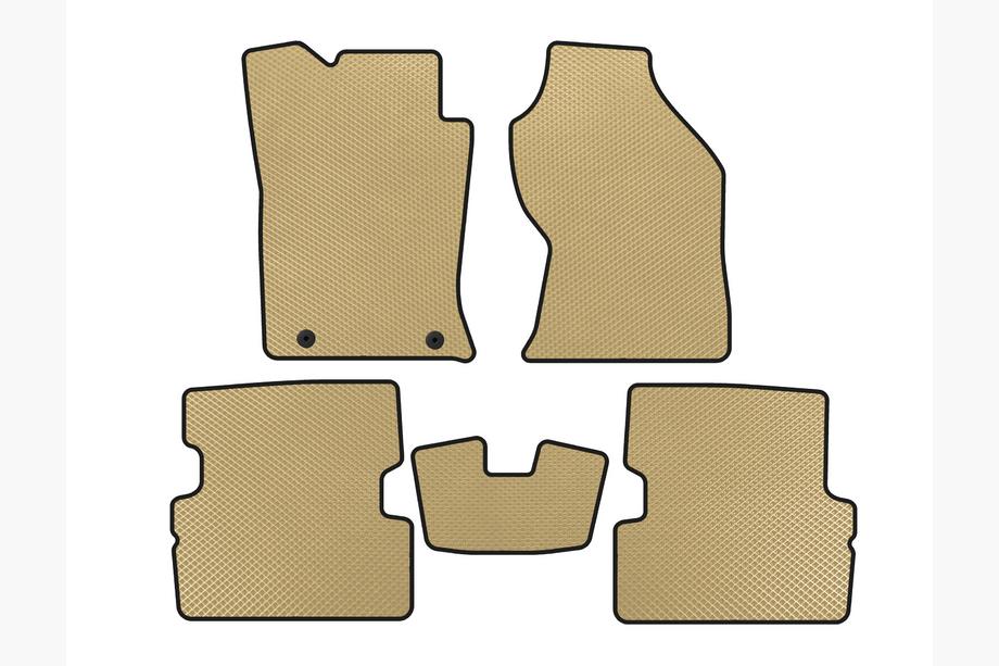 Ford Focus I 1998-2005 EVA Floor Mats (2001-2005, SW, Beige) Image