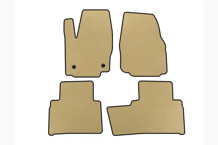 Ford Galaxy 2007-2015 EVA Floor Mats (2 Rows, Beige) Image
