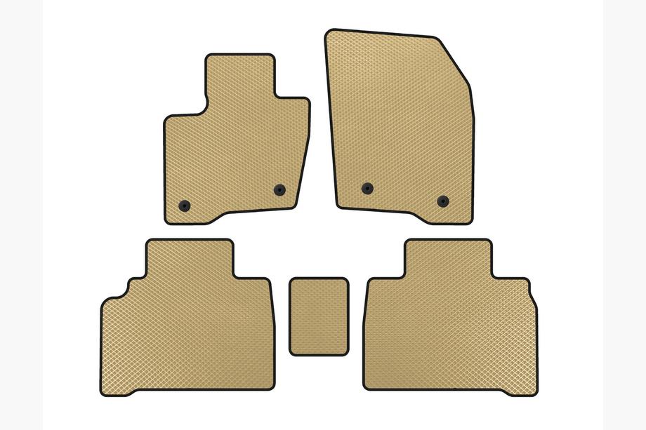 Ford Galaxy 2015- EVA Floor Mats (HB, Beige) Image