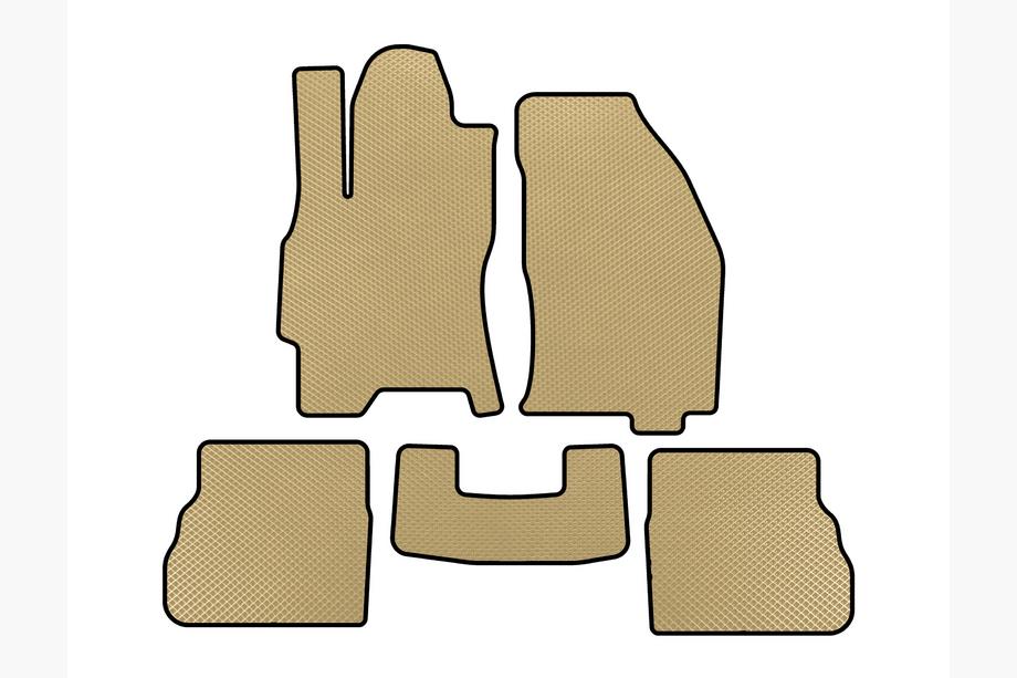 Ford Mondeo 1996-2001 EVA Floor Mats (SD, Beige) Image
