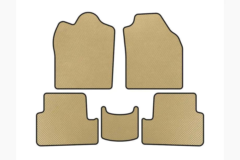 Ford Connect 2010-2013 EVA Floor Mats (2009-2012, Beige) Image