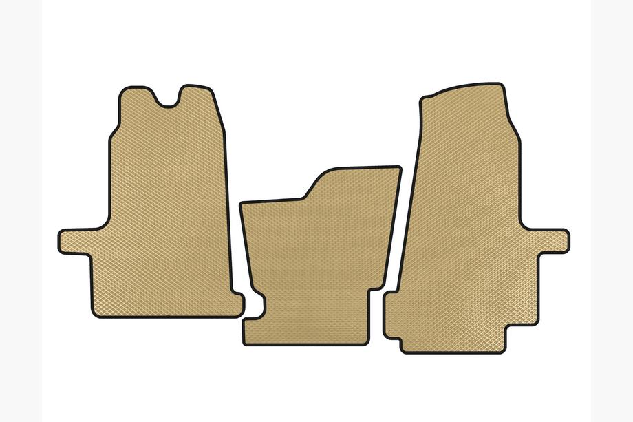Ford Transit 2000–2014 EVA Floor Mats (2000-2006, Automatic, Beige) Image