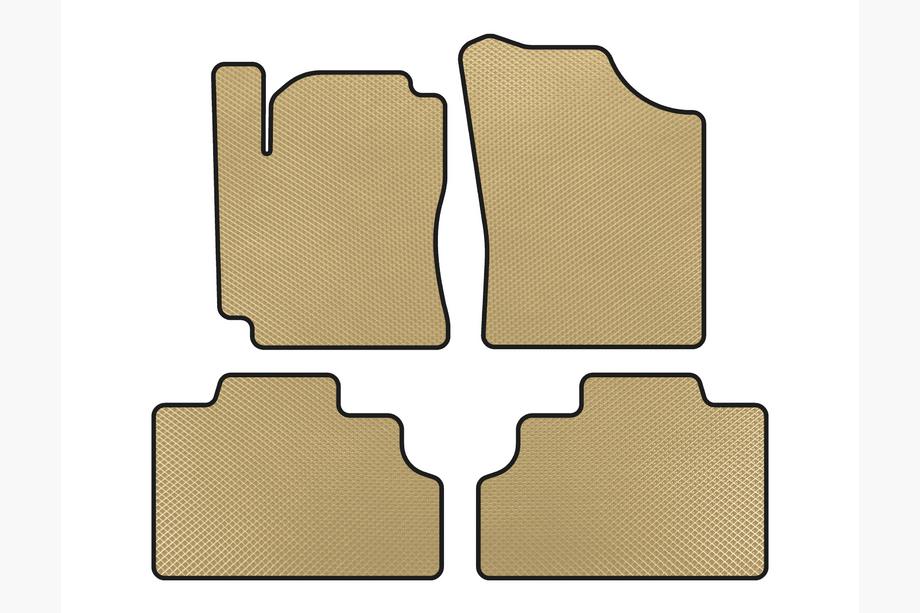 Geely CK-2 2008-2016 EVA Floor Mats (SD, Beige) Image