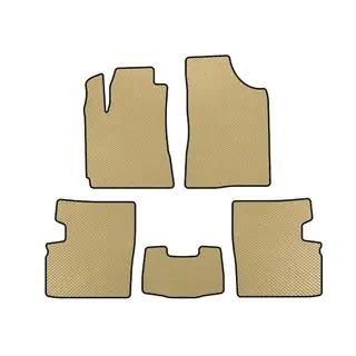 EVA Floor Mats (2009-2014, HB, 5-Door, Beige)
