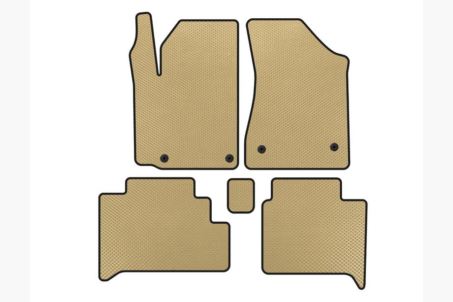 Geely GC-5 2010-2015 EVA Floor Mats (HB, Beige) Image