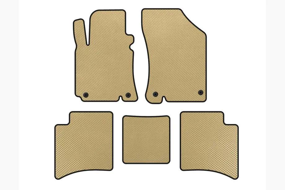 Geely MK Cross 2010-2016 EVA Floor Mats (Beige) Image