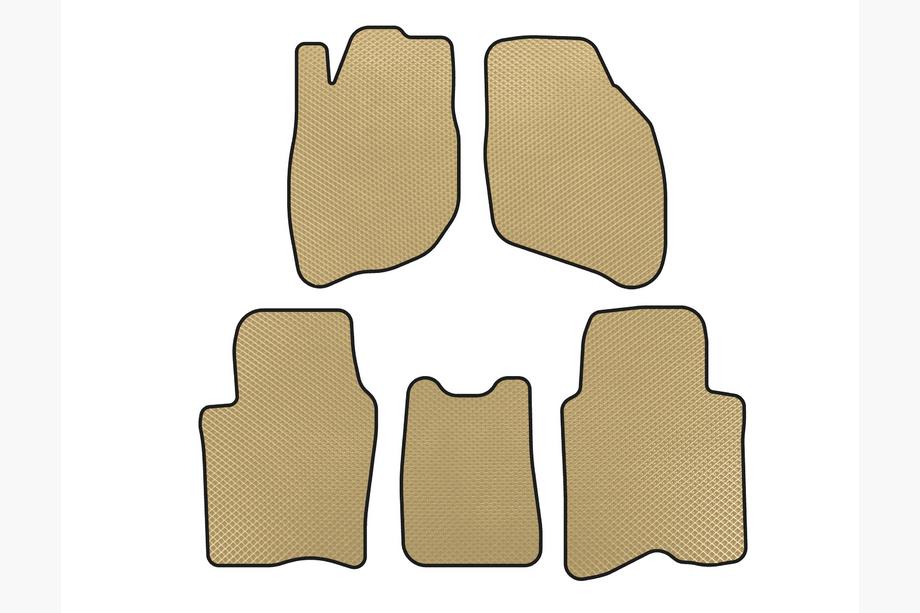 Honda City 2002-2008 EVA Floor Mats (SD, Beige) Image