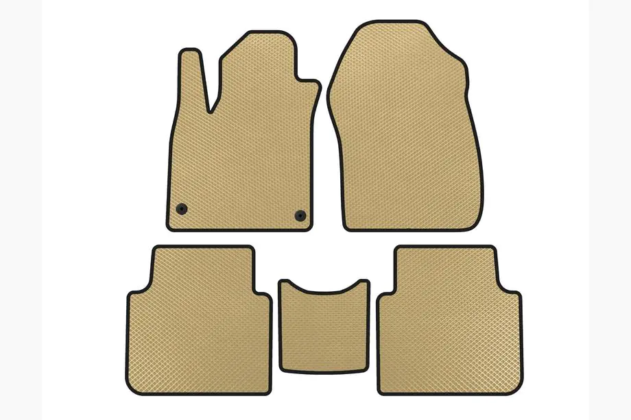 Honda CRV 2017-2022 EVA floor mats (7-seater, Beige, 2020-2022) Image