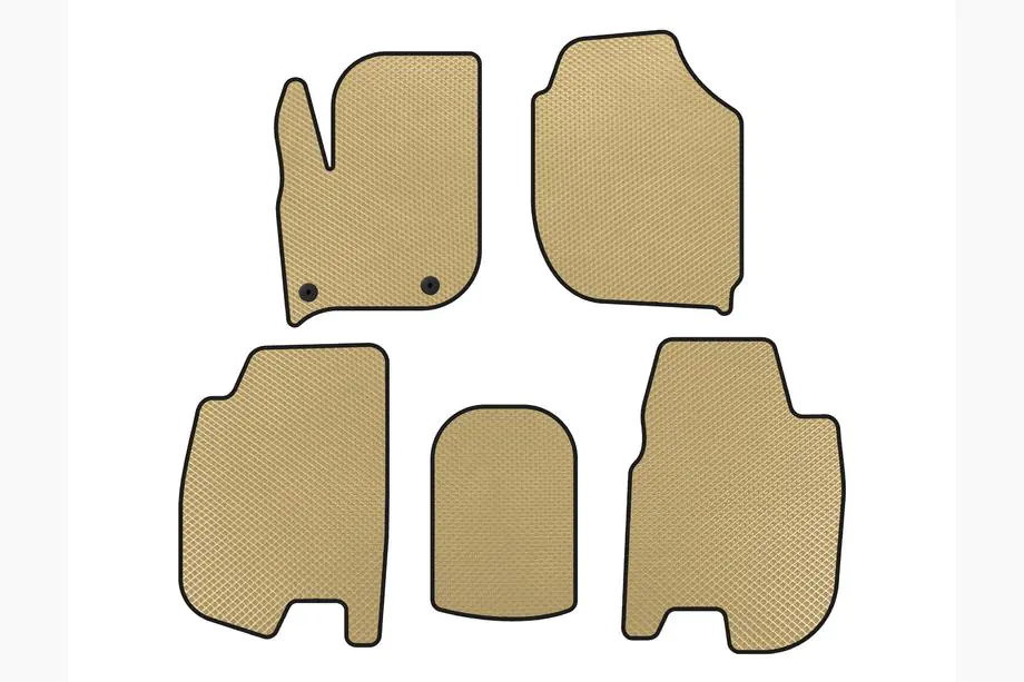Honda FIT/Jazz 2014–2020 EVA Floor Mats (HB, Beige) Image
