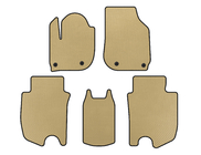 Honda FIT/Jazz 2014–2020 EVA Floor Mats (HB, Hybrid, Beige) photo 1