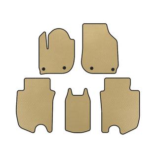 EVA Floor Mats (HB, Hybrid, Beige) Honda FIT/Jazz 2014–2020