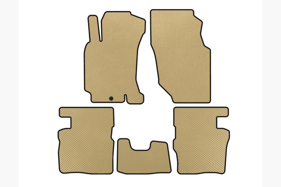 Honda HR-V 1998-2006 EVA Floor Mats (5-Door, Beige) Image