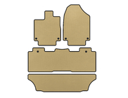 Honda Odyssey 2017– EVA Floor Mats (3 Rows, Beige) photo 1