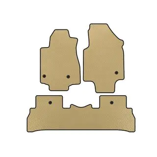 EVA Floor Mats (2008-2012, 7-Seater, Beige)