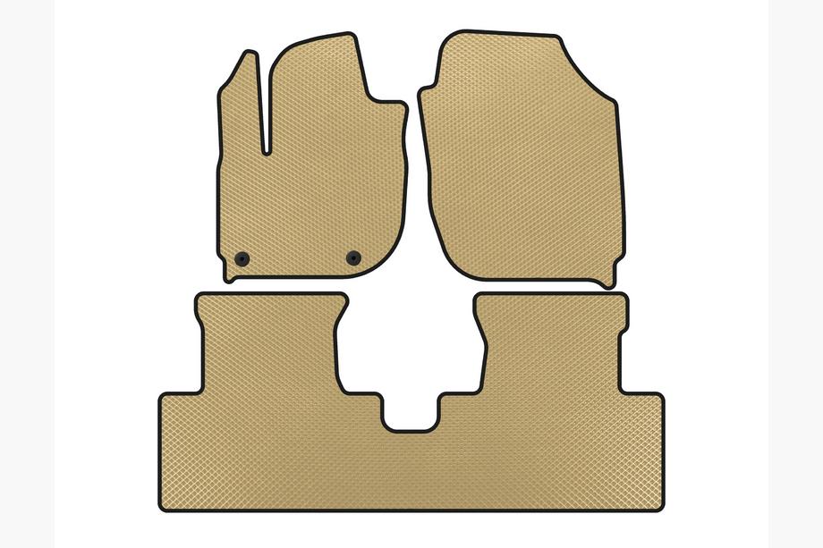 Honda X-NV/Ciimo X-NV 2019- EVA Floor Mats (Electro, Beige) Image
