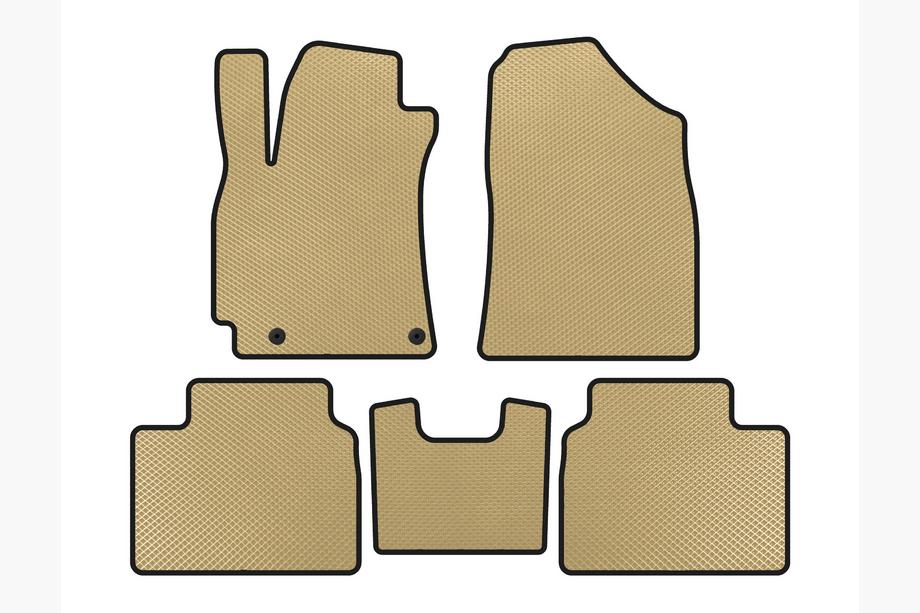 Hyundai Elantra (CN7) 2020- EVA Floor Mats (SD, Beige) Image