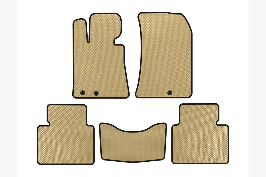 Hyundai Genesis BH 2008-2013 EVA Floor Mats (Beige) Image