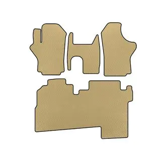 EVA Floor Mats (2004-2007, 2 Rows, 8-Seater, Beige)
