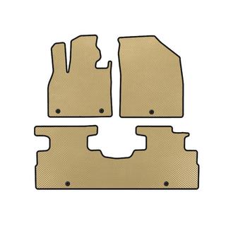 EVA Floor Mats (2 Rows, 7-Seater, Beige)