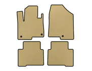 Hyundai Santa Fe 4 2018-2023 EVA Floor Mats (2 Rows, for Grand, Beige) photo 1