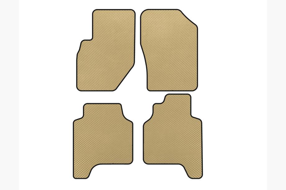 Hyundai Terracan 2001-2007 EVA Floor Mats (Beige) Image