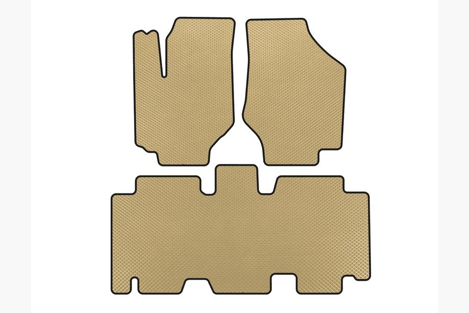 Hyundai Trajet 2000-2007 EVA Floor Mats (Beige) Image