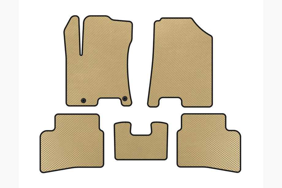 Hyundai Venue 2019- EVA Floor Mats (Beige) Image