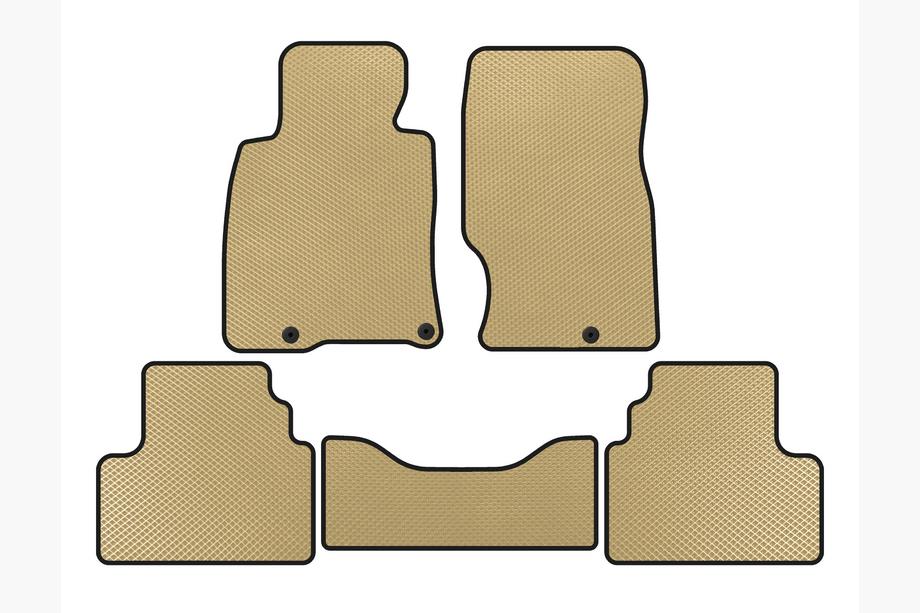 Infiniti G25/G35/37 (V36/CV36) 2006-2015 EVA Floor Mats (G25-G35, SD, Beige) Image