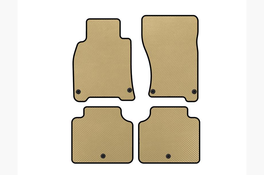 Infinity M35/37/45 2003-2014 EVA Floor Mats (For M37, Beige) Image