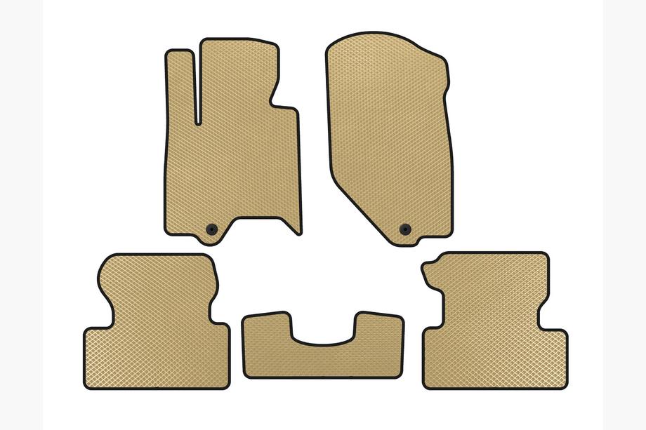 Infiniti QX50 2007-2013 EVA Floor Mats (Beige) Image