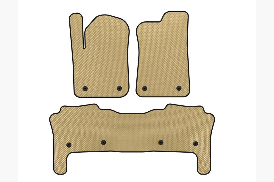 Infiniti QX56 2010-2013 EVA Floor Mats (Beige) Image