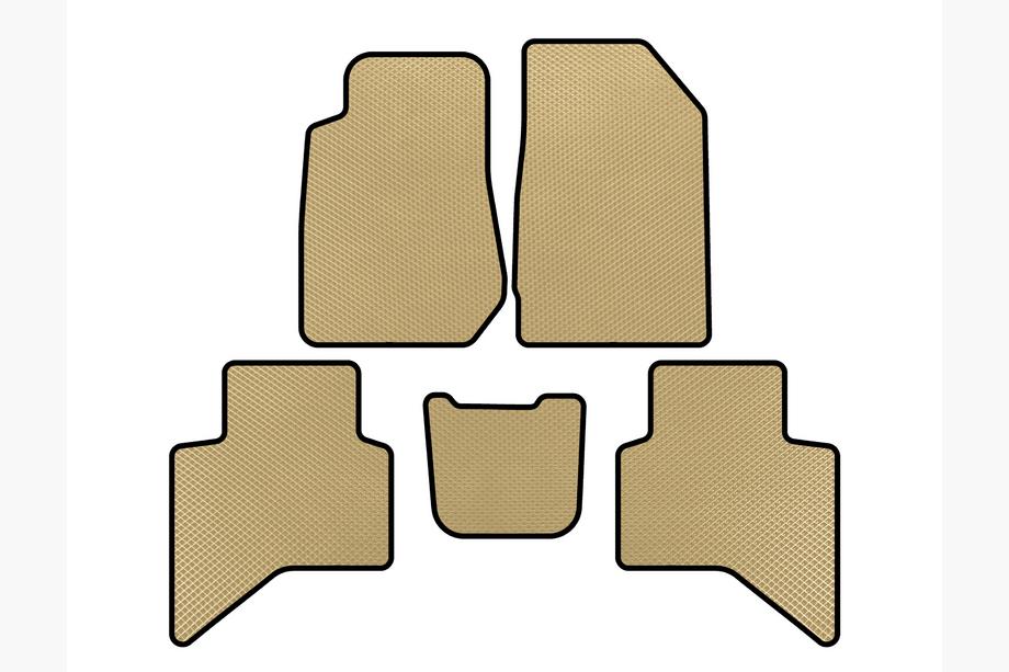 Isuzu D-Max 2019- EVA Floor Mats (Beige) Image