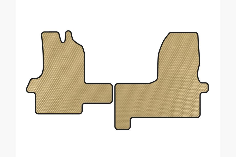 Iveco Daily 1999-2006 EVA Floor Mats (Beige) Image